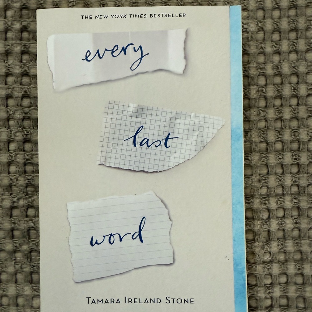 Barnes & Noble Every Last Word Book - Blue and White